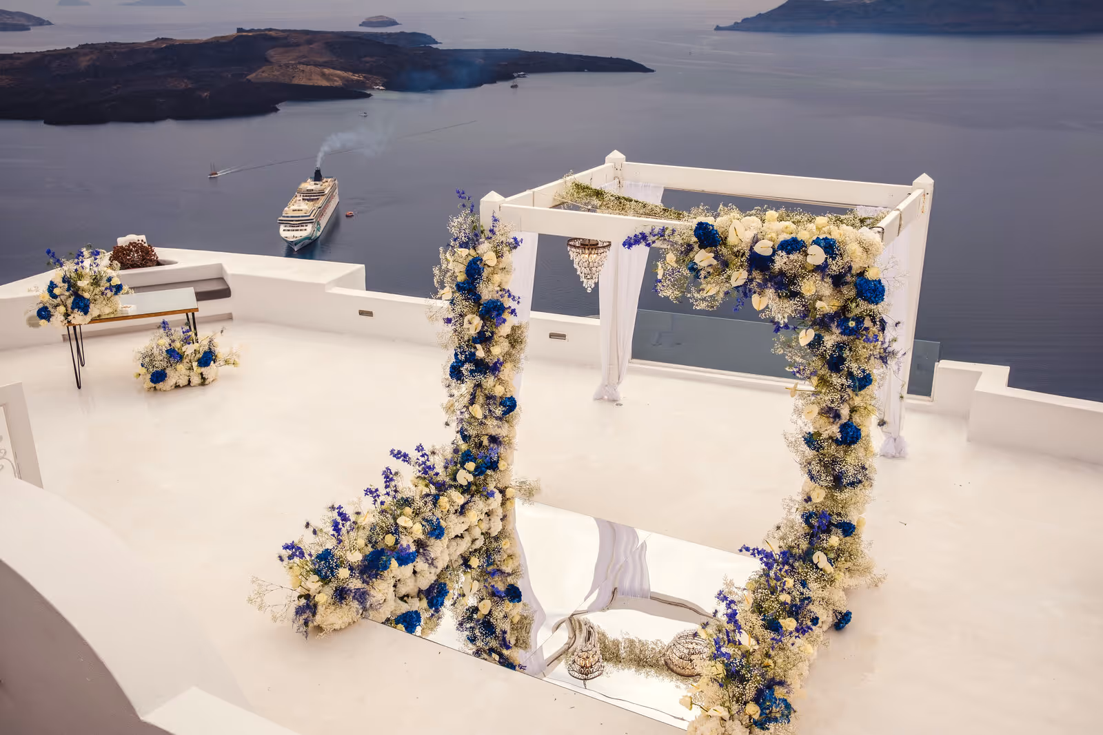 Ślub w Grecji - Santorini. Taras nr. 6. Zdjęcie nr. 16