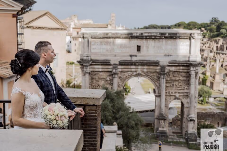 Ślub we Włoszech - Rzym. Zdjęcie nr. 24