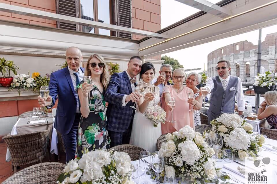 Ślub we Włoszech - Rzym. Zdjęcie nr. 35