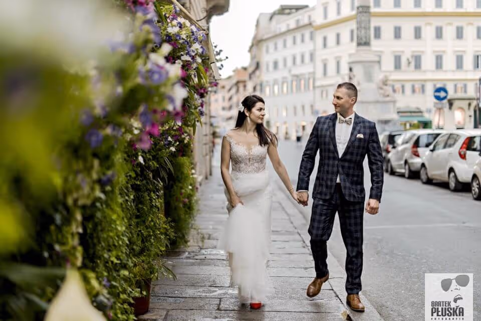 Ślub we Włoszech - Rzym. Zdjęcie nr. 48