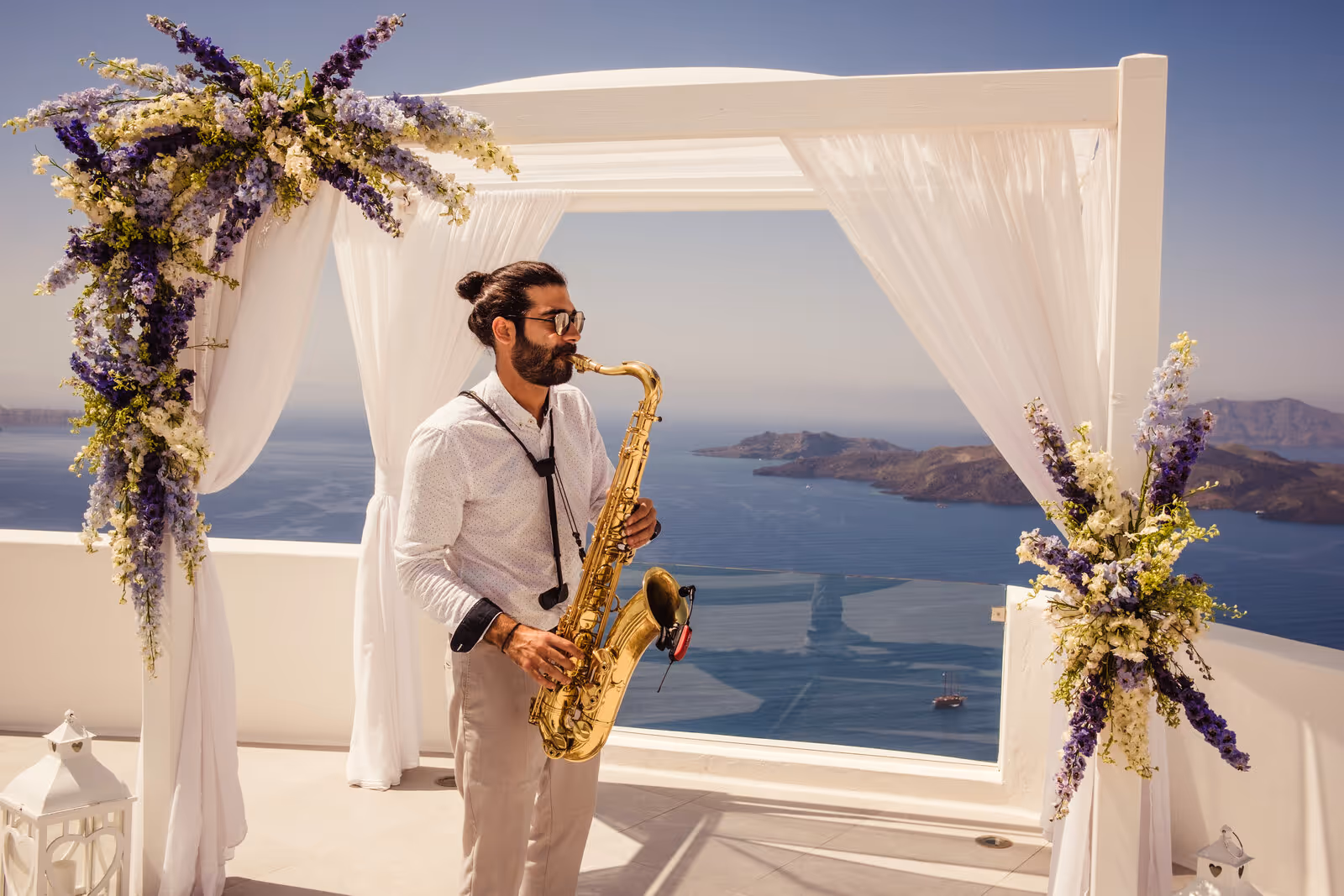 Ślub w Grecji - Santorini. Taras nr. 2. Zdjęcie nr. 21