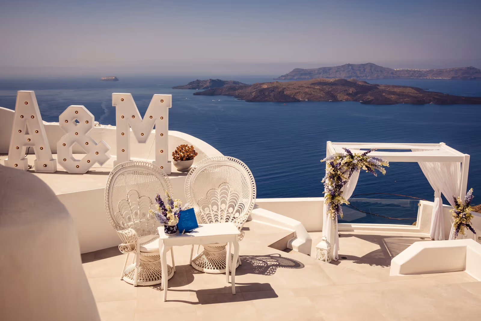Ślub w Grecji - Santorini. Taras nr. 2. Zdjęcie nr. 24