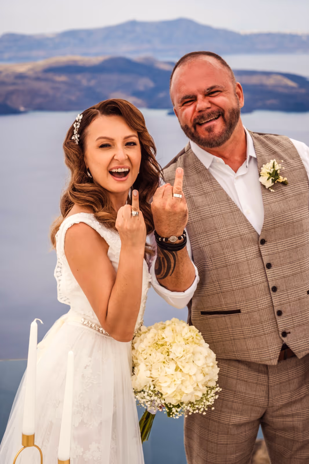 Ślub w Grecji - Santorini. Taras nr. 2. Zdjęcie nr. 11