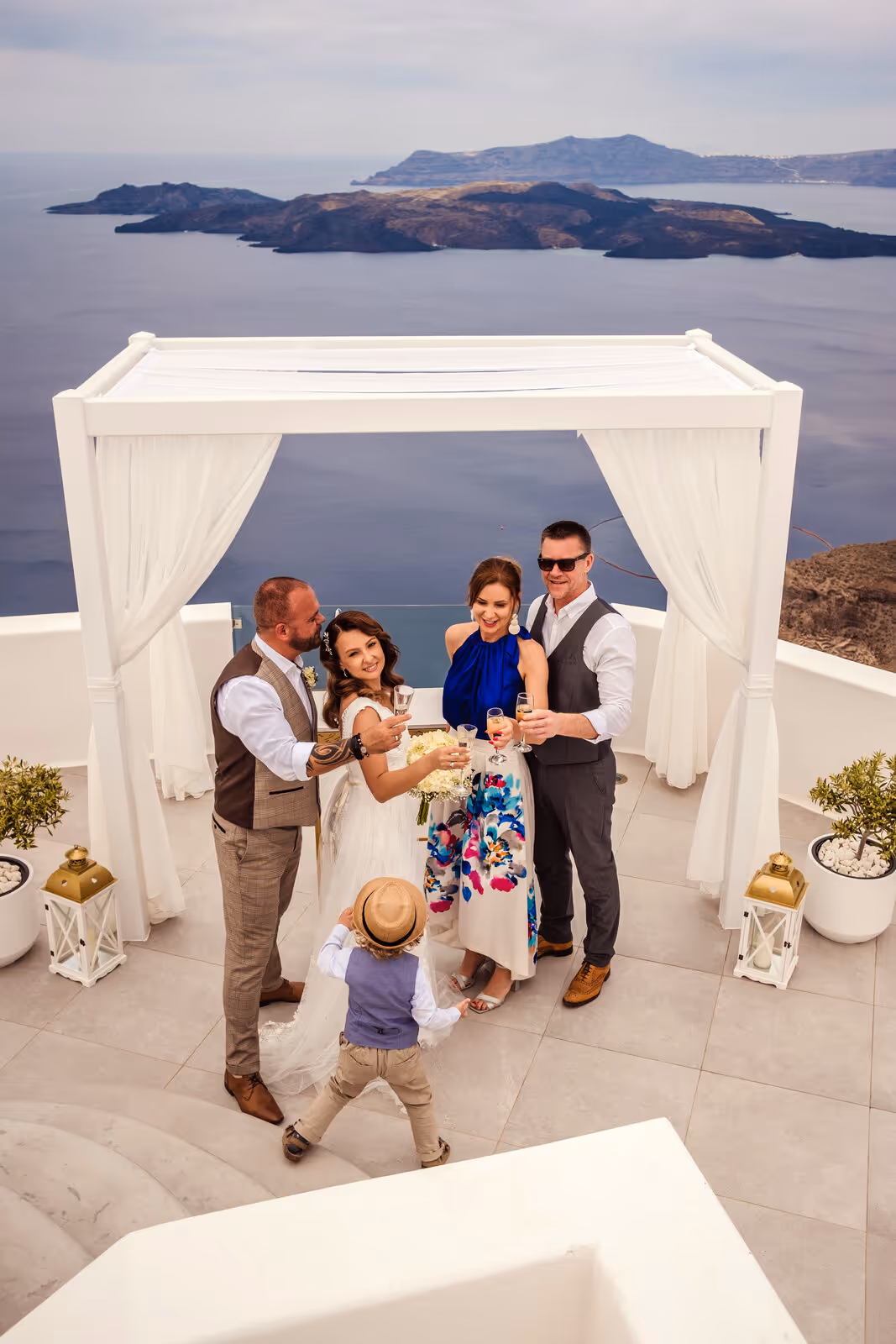 Ślub w Grecji - Santorini. Taras nr. 2. Zdjęcie nr. 12