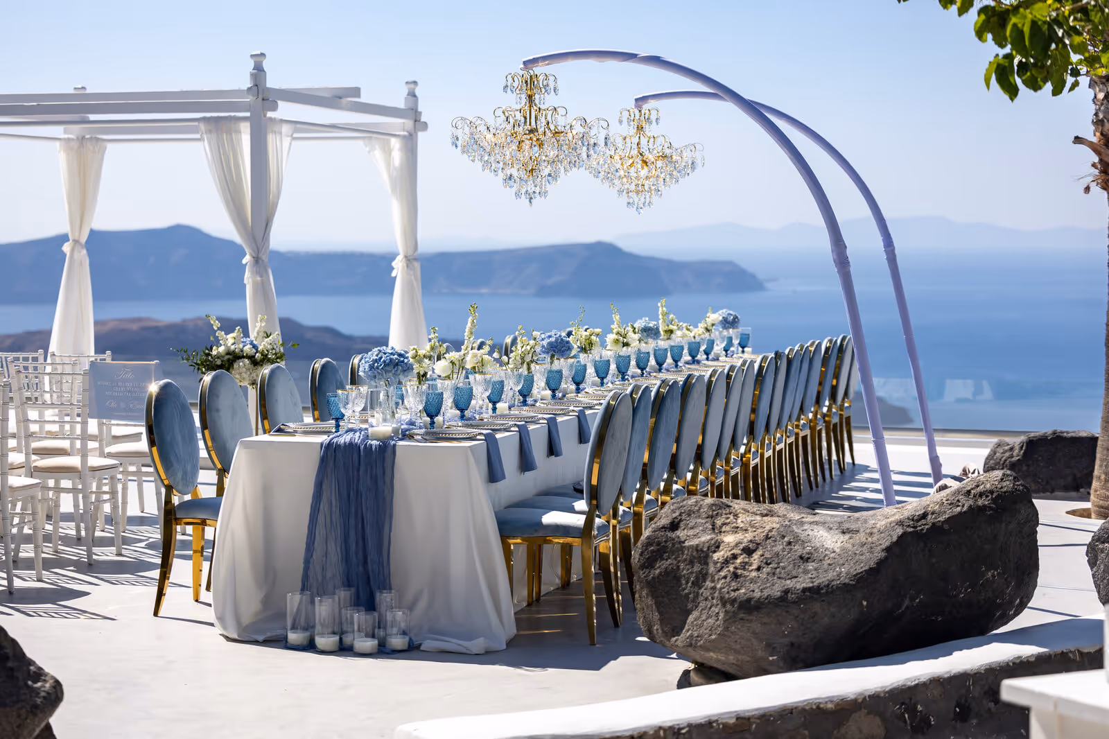 Ślub w Grecji - Santorini. Taras nr. 1. Zdjęcie nr. 1