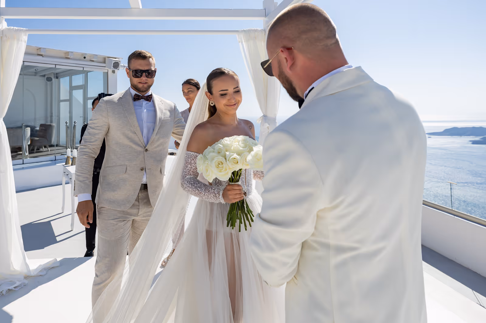 Ślub w Grecji - Santorini. Taras nr. 1. Zdjęcie nr. 25