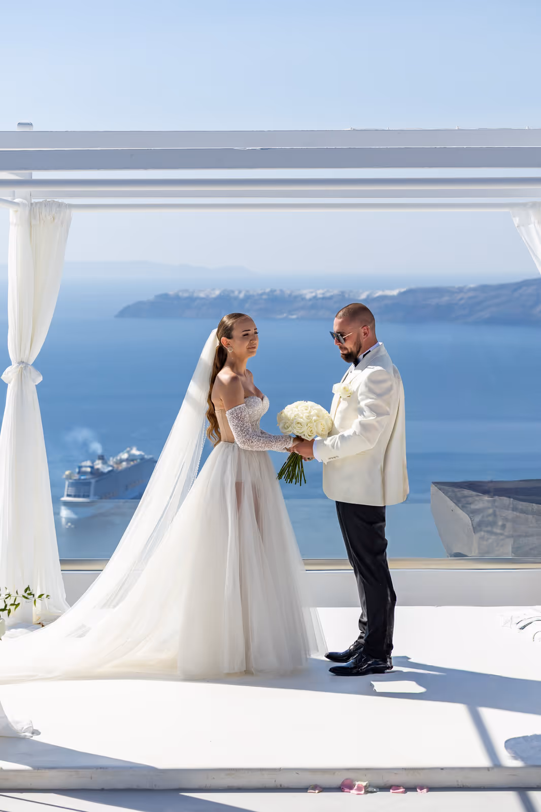 Ślub w Grecji - Santorini. Taras nr. 1. Zdjęcie nr. 26