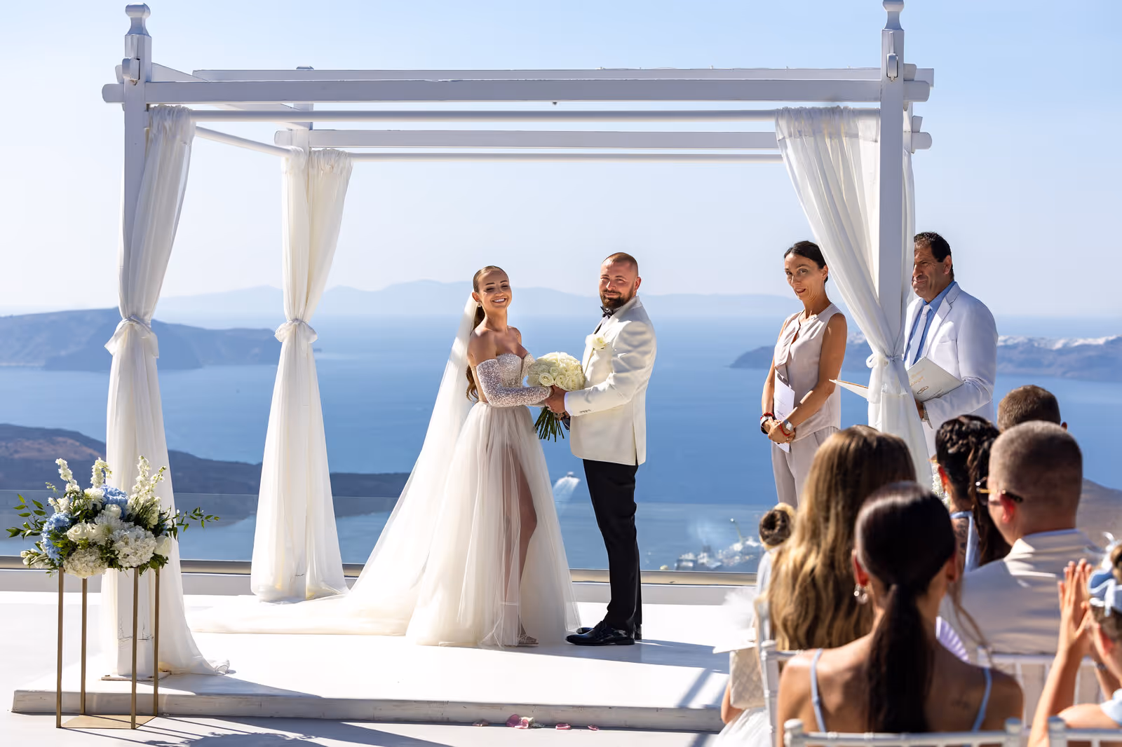 Ślub w Grecji - Santorini. Taras nr. 1. Zdjęcie nr. 34
