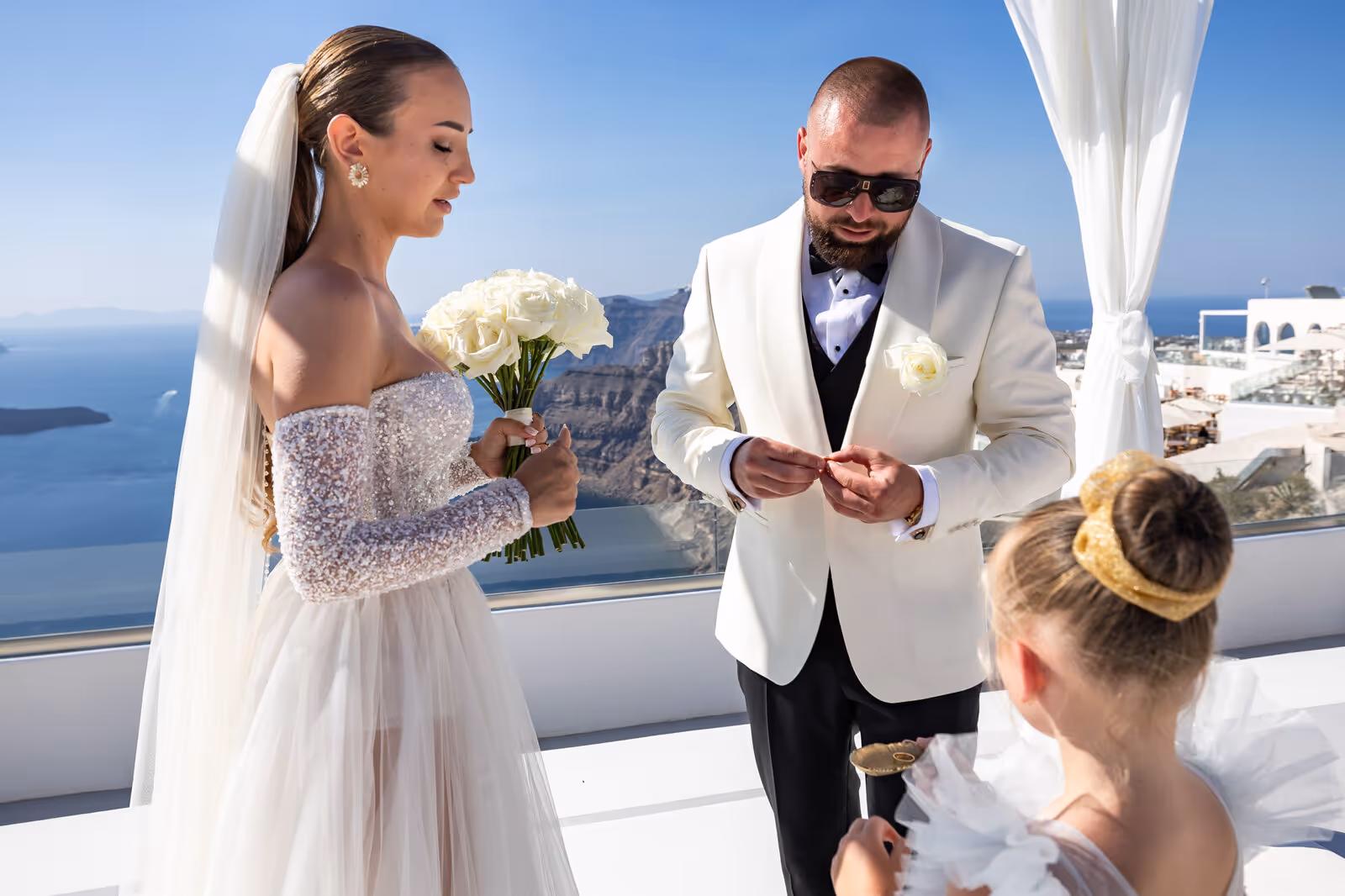 Ślub w Grecji - Santorini. Taras nr. 1. Zdjęcie nr. 37
