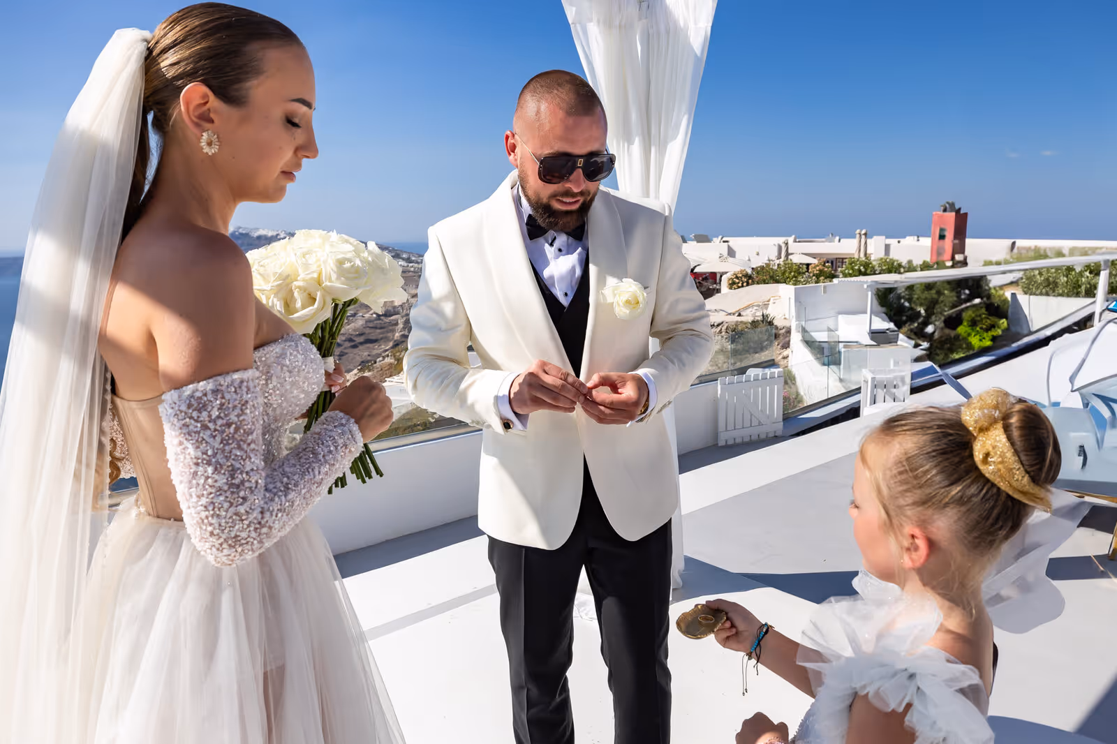 Ślub w Grecji - Santorini. Taras nr. 1. Zdjęcie nr. 38