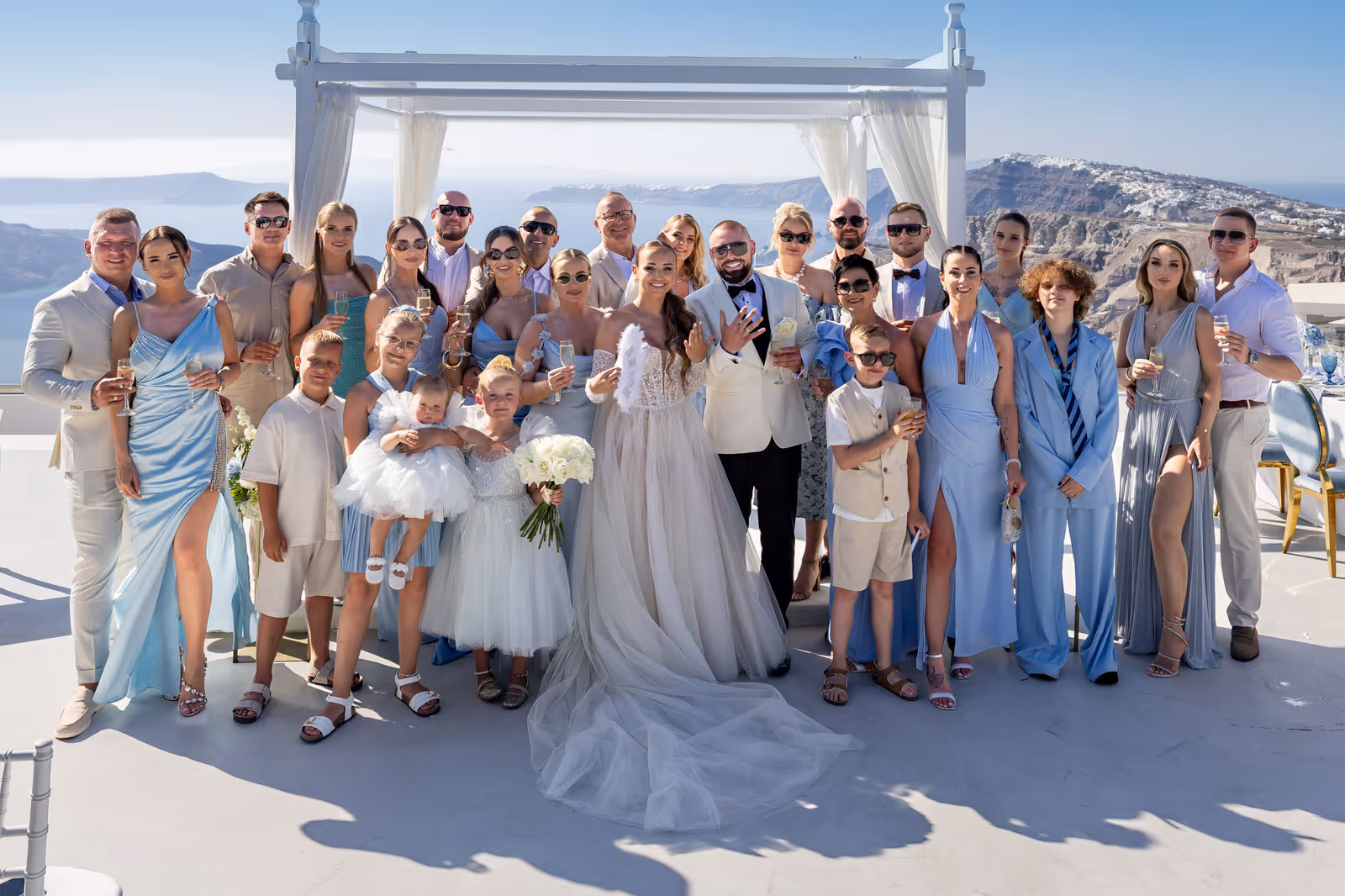 Ślub w Grecji - Santorini. Taras nr. 1. Zdjęcie nr. 49