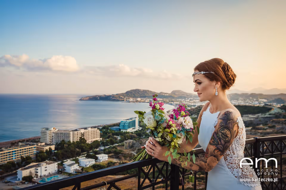 Ślub w Grecji - Rodos. Zdjęcie nr. 32