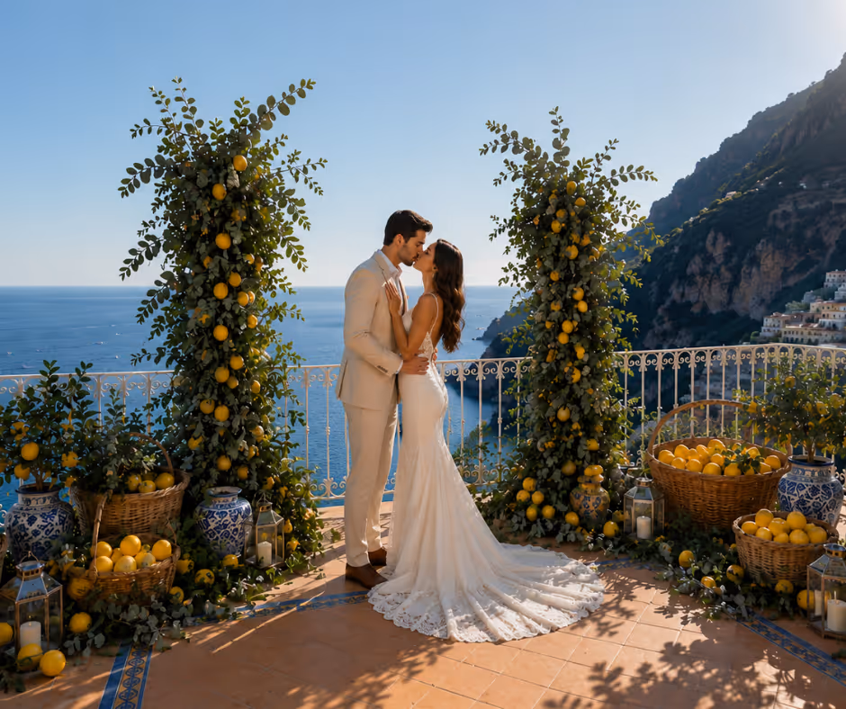 Ślub na Wybrzeżu Amalfi