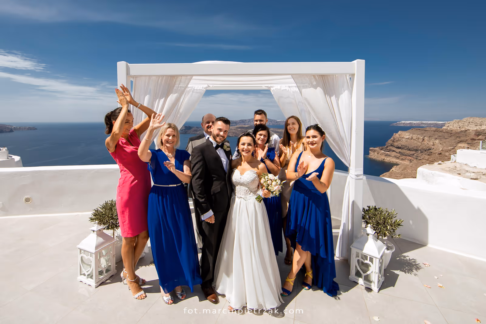Ślub w Grecji - Santorini. Taras nr. 2. Zdjęcie nr. 3