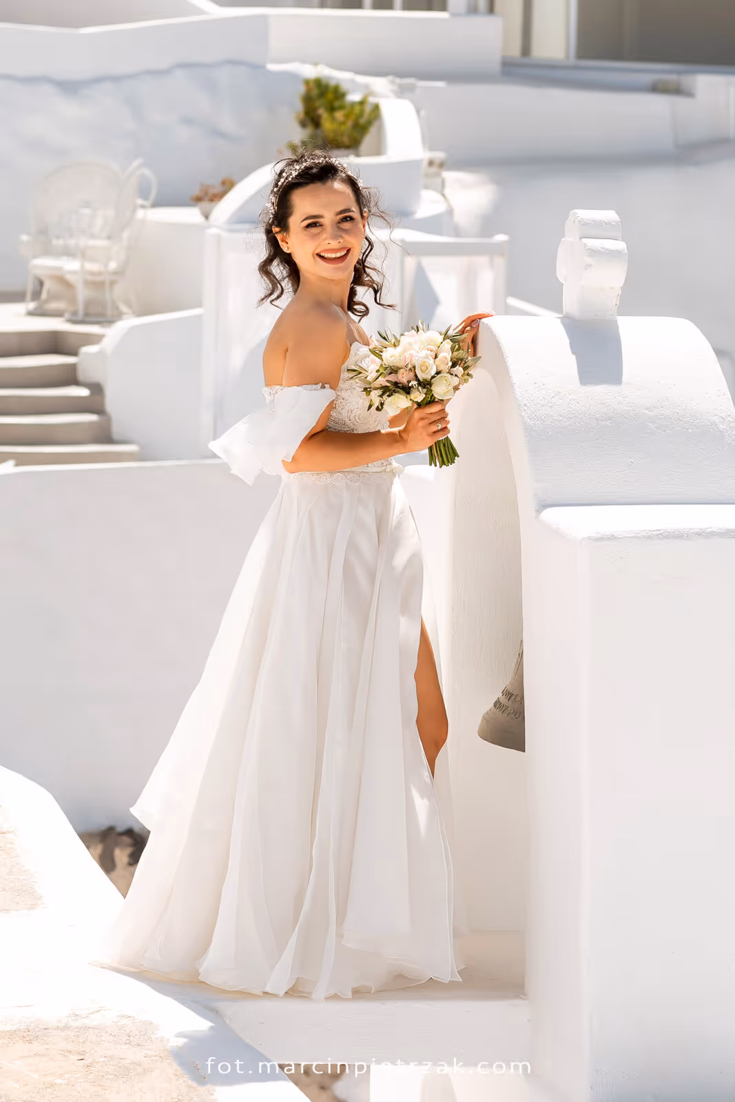 Ślub w Grecji - Santorini. Taras nr. 2. Zdjęcie nr. 7