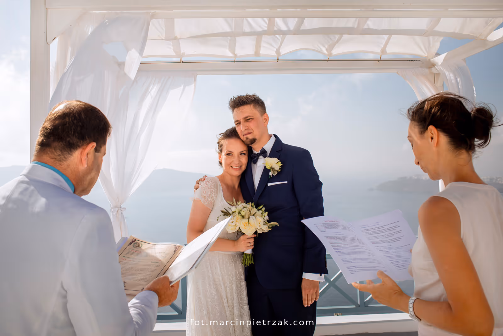 Ślub w Grecji - Santorini. Taras nr. 7. Zdjęcie nr. 10