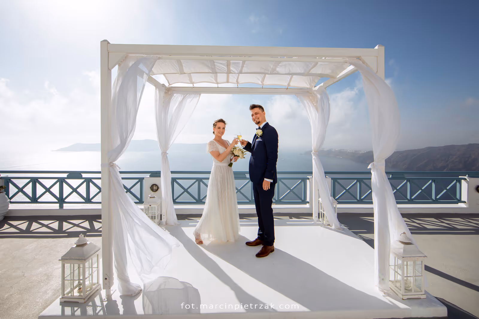 Ślub w Grecji - Santorini. Taras nr. 7. Zdjęcie nr. 16
