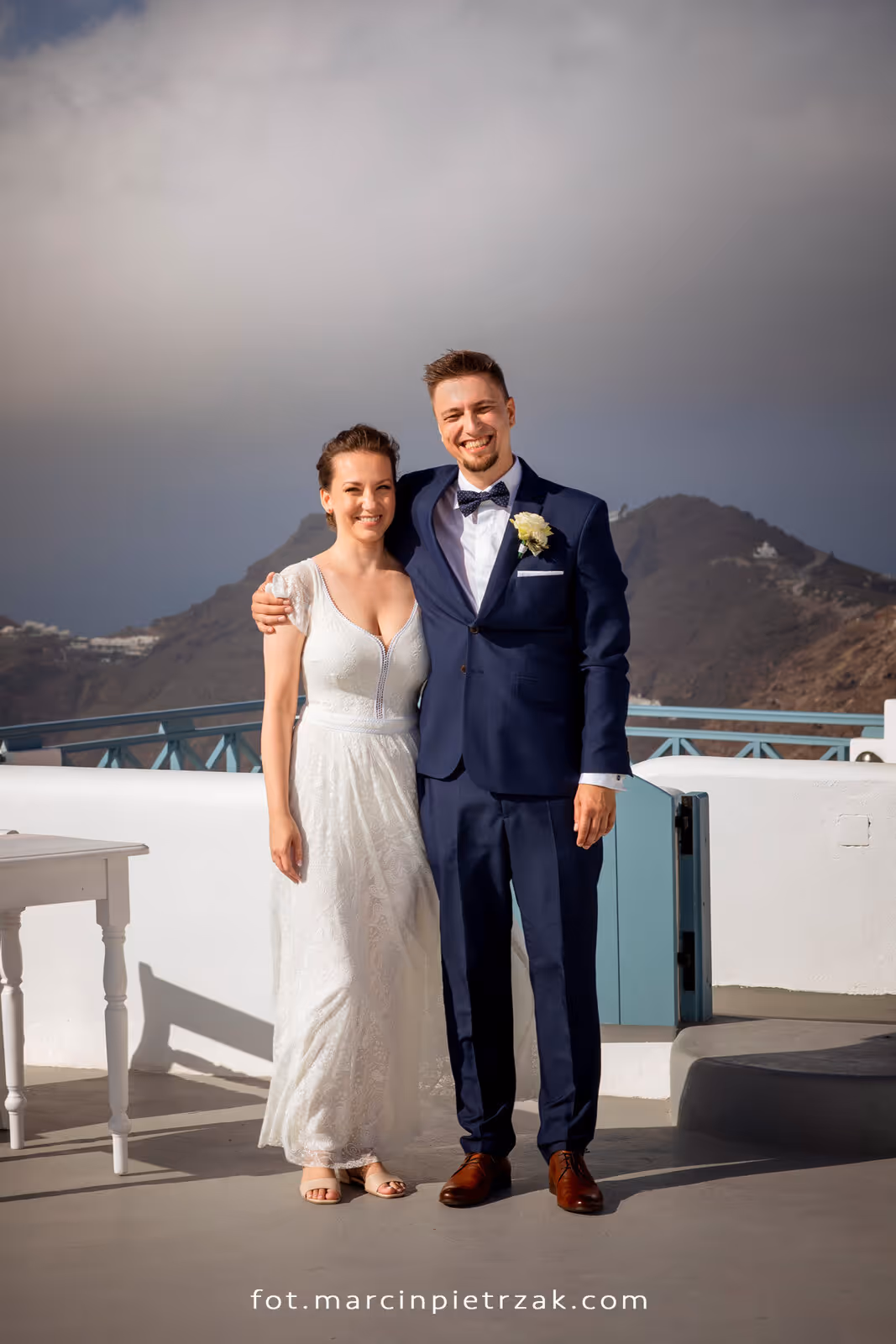 Ślub w Grecji - Santorini. Taras nr. 7. Zdjęcie nr. 3
