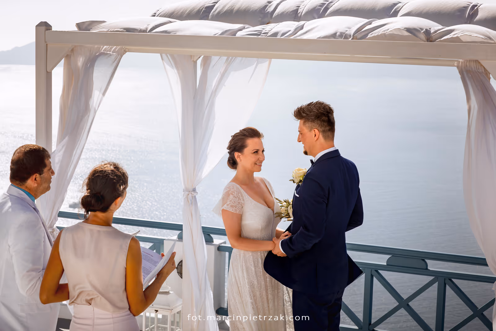 Ślub w Grecji - Santorini. Taras nr. 7. Zdjęcie nr. 6