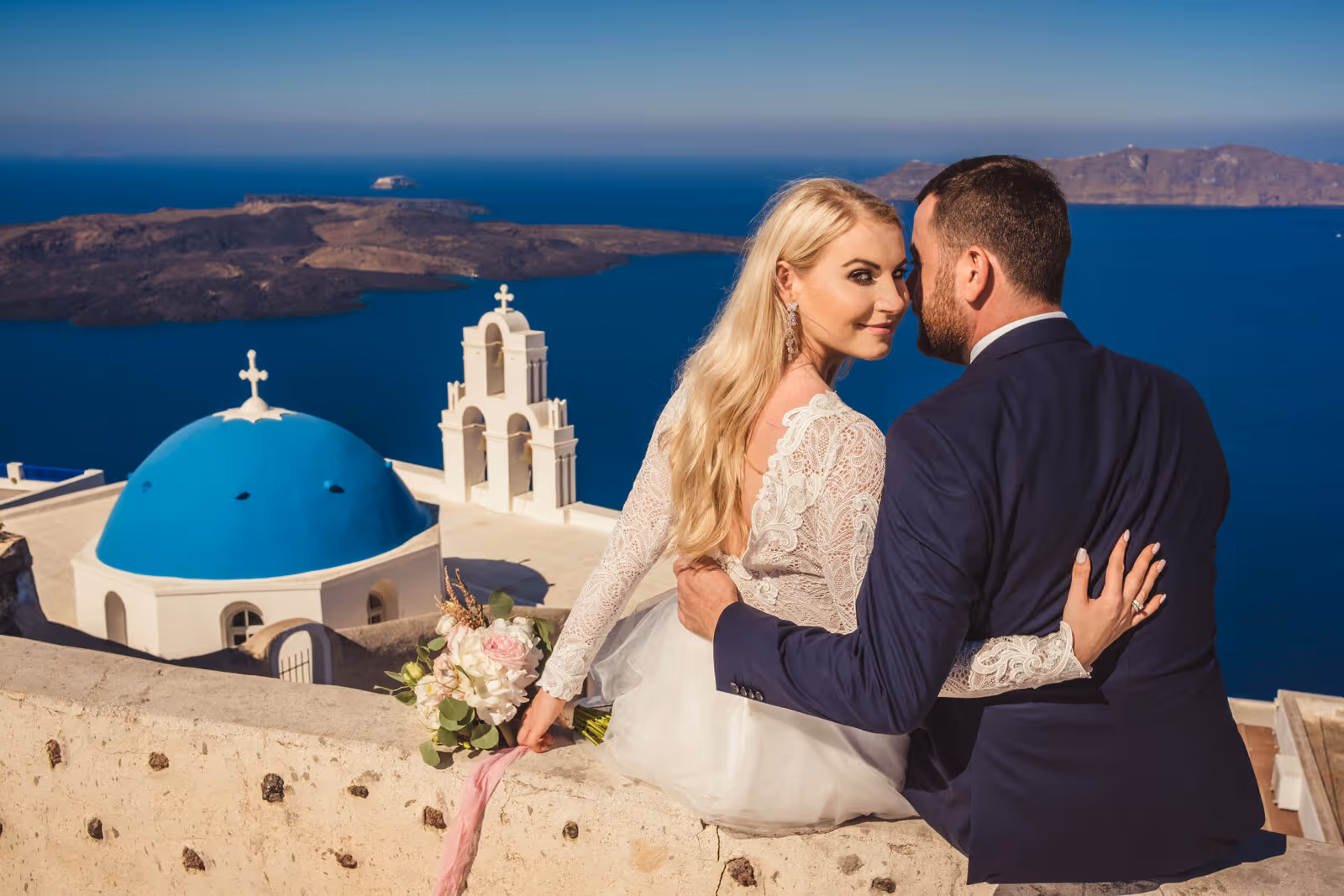 Ślub w Grecji - Santorini. Taras nr. 1. Zdjęcie nr. 99