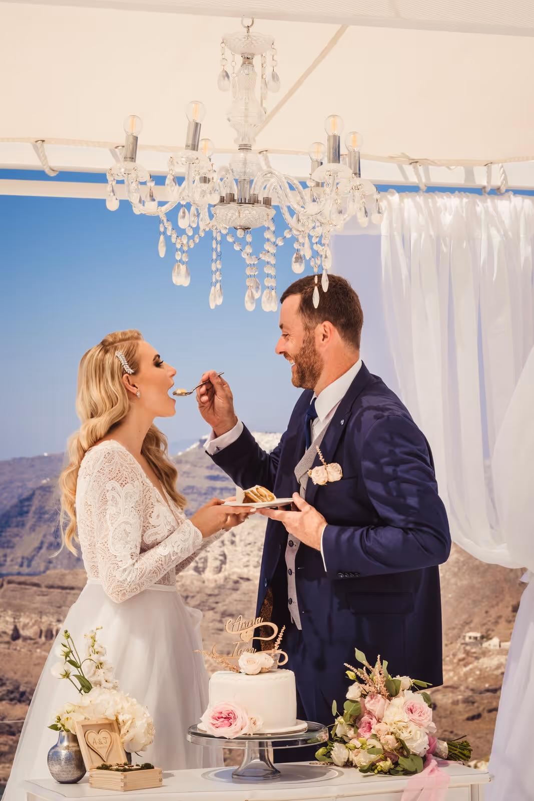 Ślub w Grecji - Santorini. Taras nr. 1. Zdjęcie nr. 42