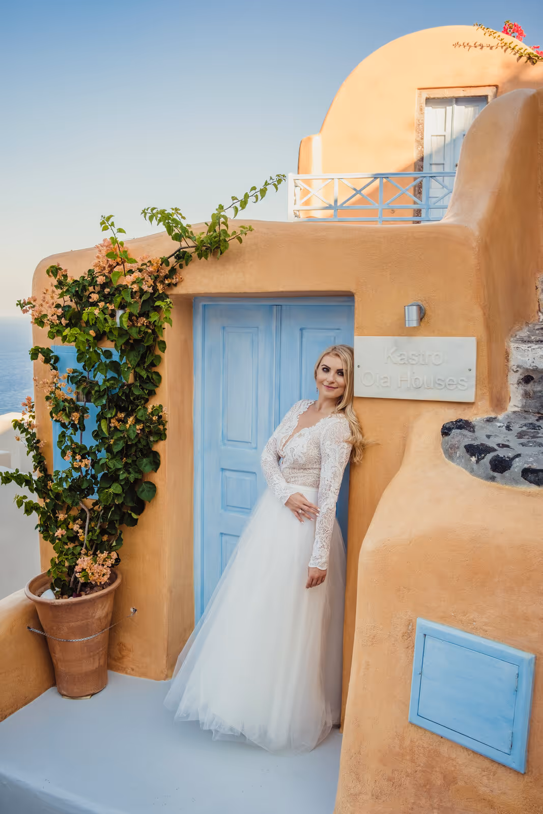 Ślub w Grecji - Santorini. Taras nr. 1. Zdjęcie nr. 92