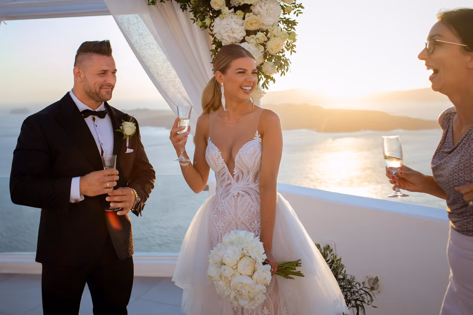 Ślub w Grecji - Santorini. Taras nr. 2. Zdjęcie nr. 11