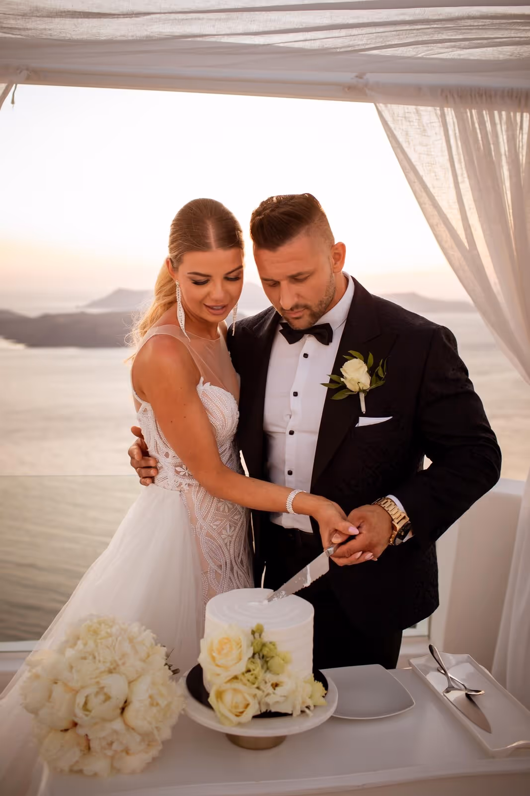 Ślub w Grecji - Santorini. Taras nr. 2. Zdjęcie nr. 16