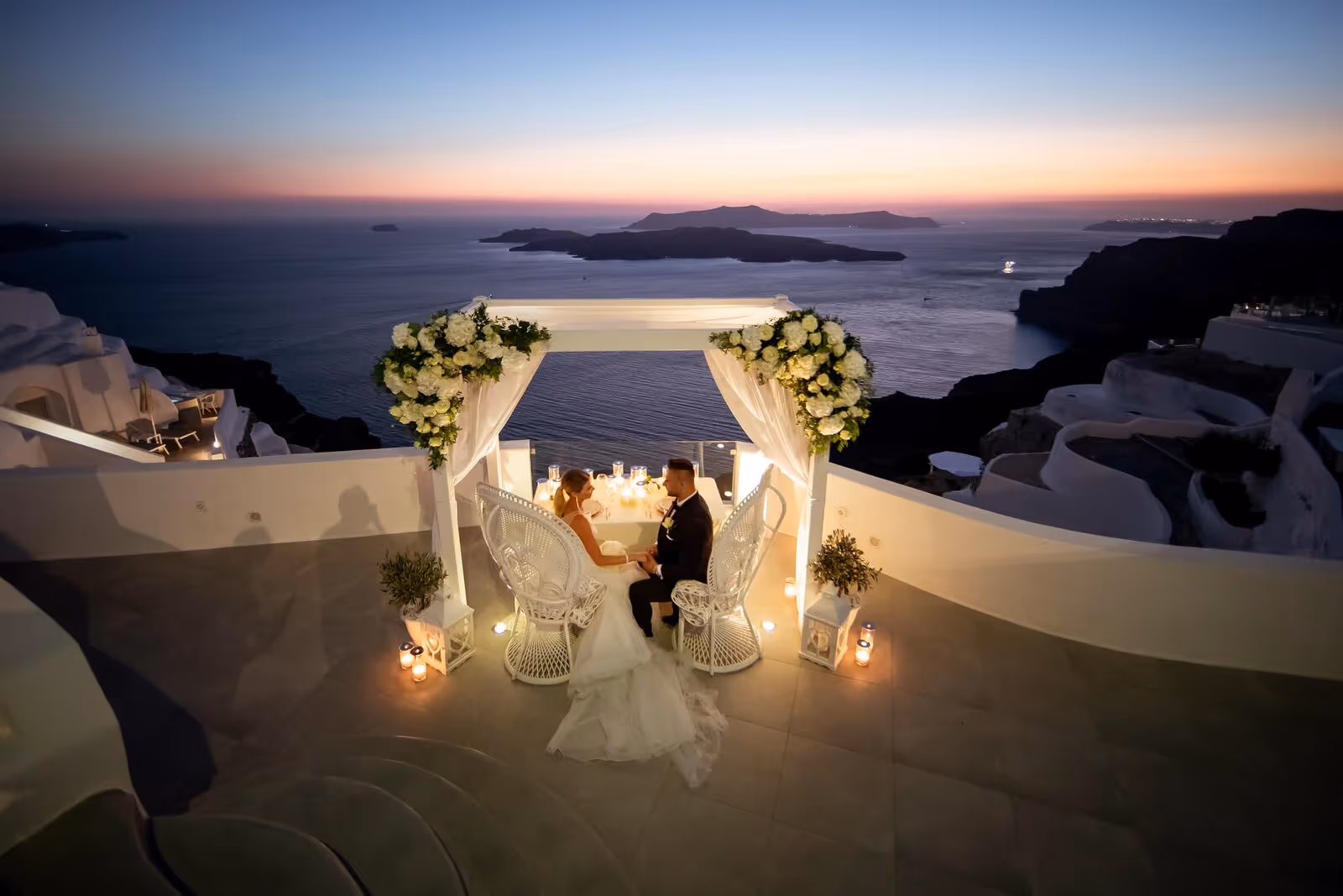 Ślub w Grecji - Santorini. Taras nr. 2. Zdjęcie nr. 25