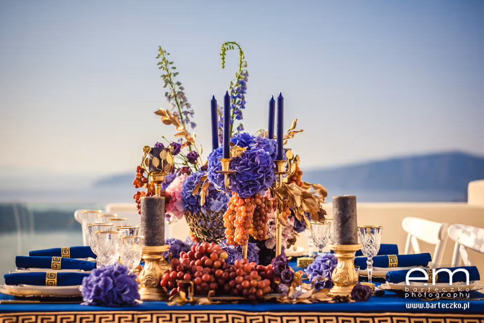 Ślub w Grecji - Santorini. Taras nr. 8 Zdjęcie nr. 17