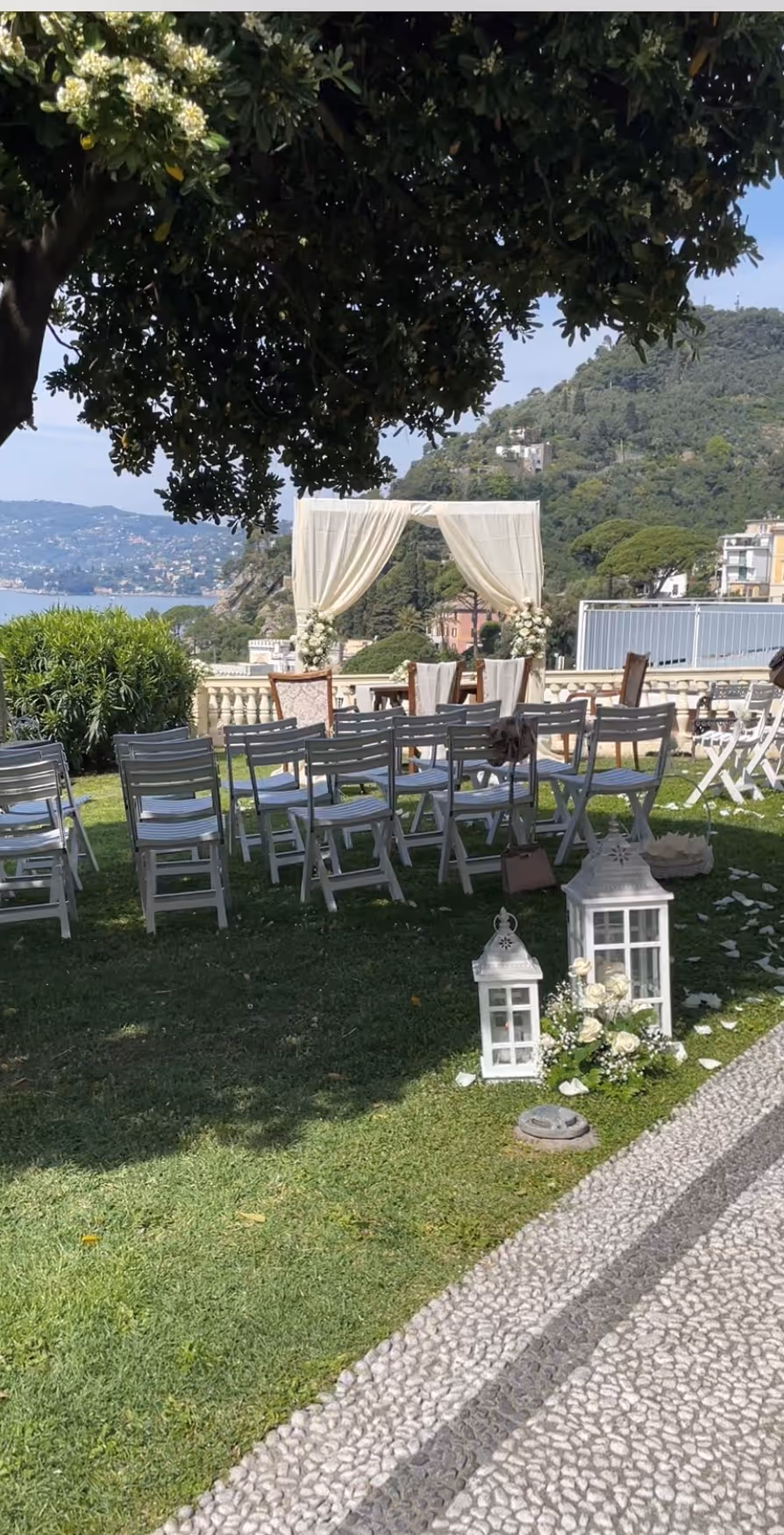 Ślub w Ligurii. Giardino di Villa Vicini. Zdjęcie 8