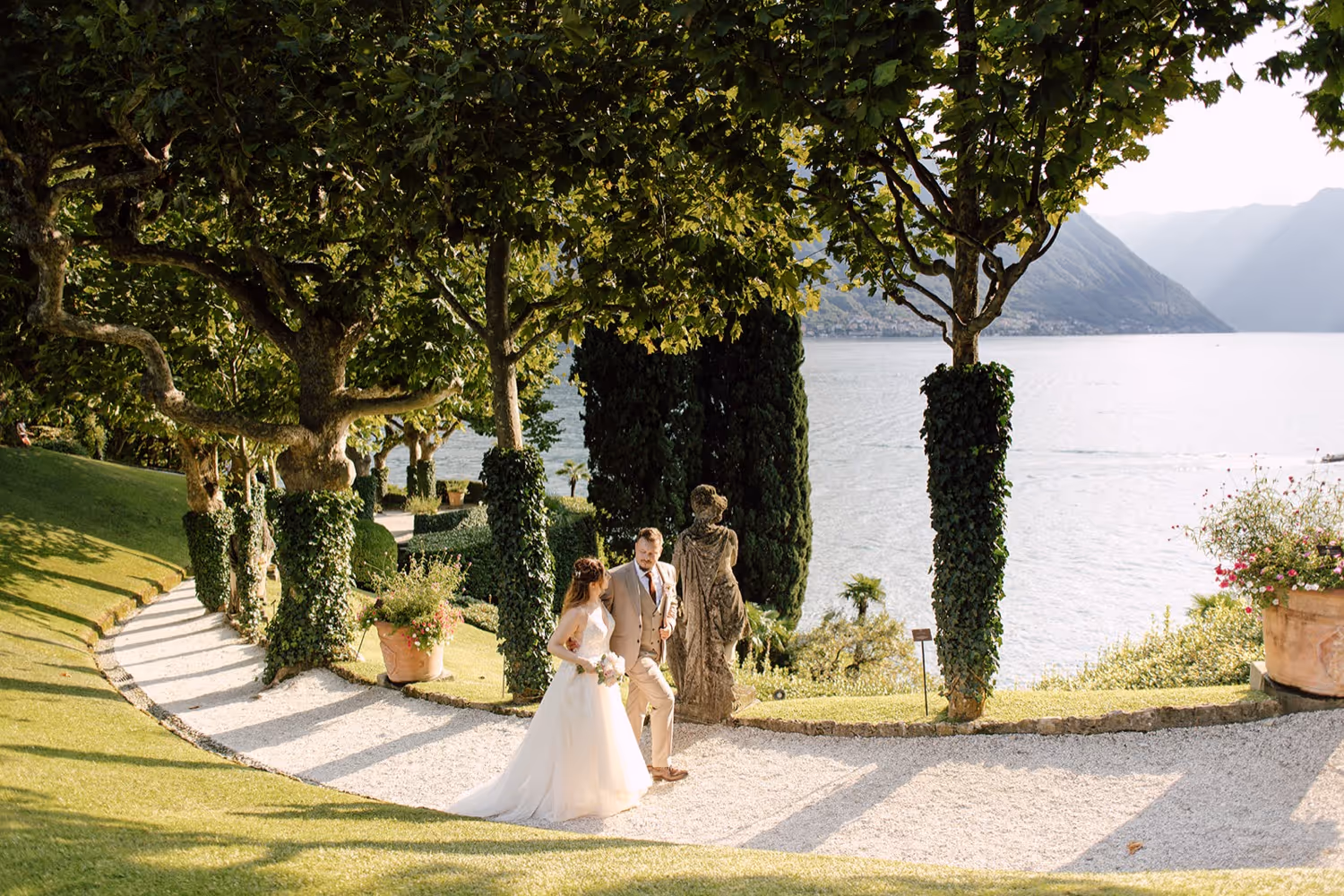 Ślub nad Jeziorem Como. Villa Balbianello. Zdjęcie 4