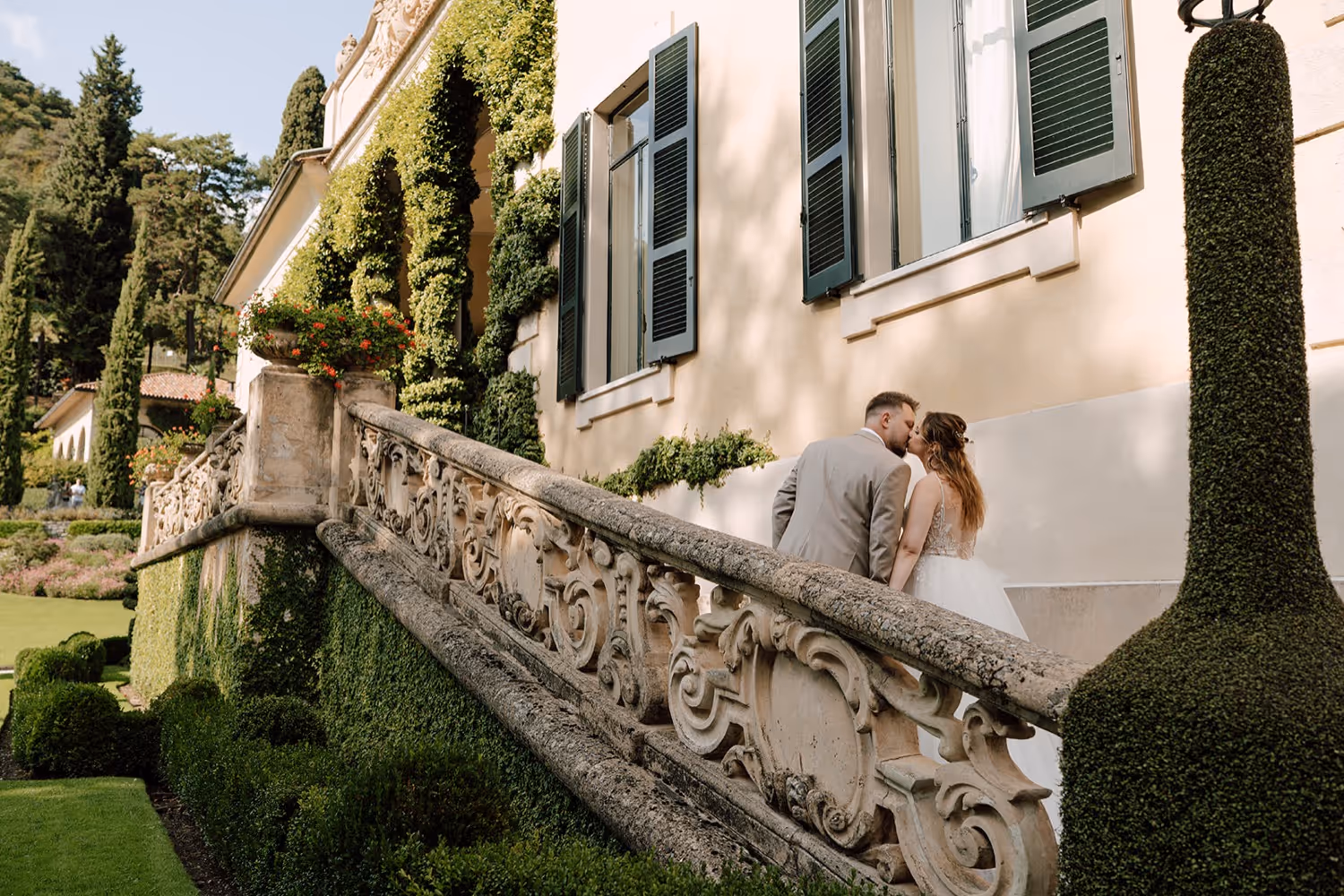 Ślub nad Jeziorem Como. Villa Balbianello. Zdjęcie 12