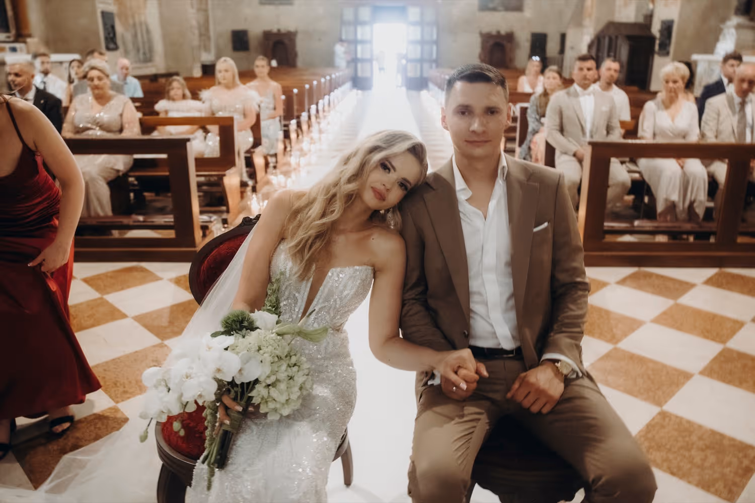 Ślub nad Jeziorem Garda. Kościół 5. Zdjęcie 2