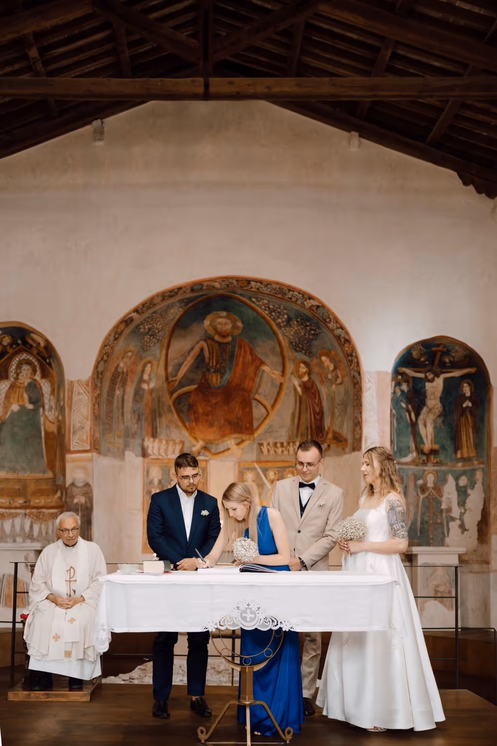 Ślub nad Jeziorem Garda. Kościół 4. Zdjęcie 10