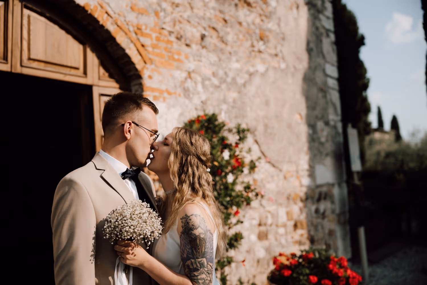 Ślub nad Jeziorem Garda. Kościół 4. Zdjęcie 11