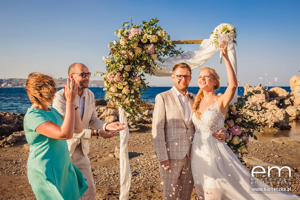 Ślub w Grecji - Rodos. Zdjęcie nr. 10