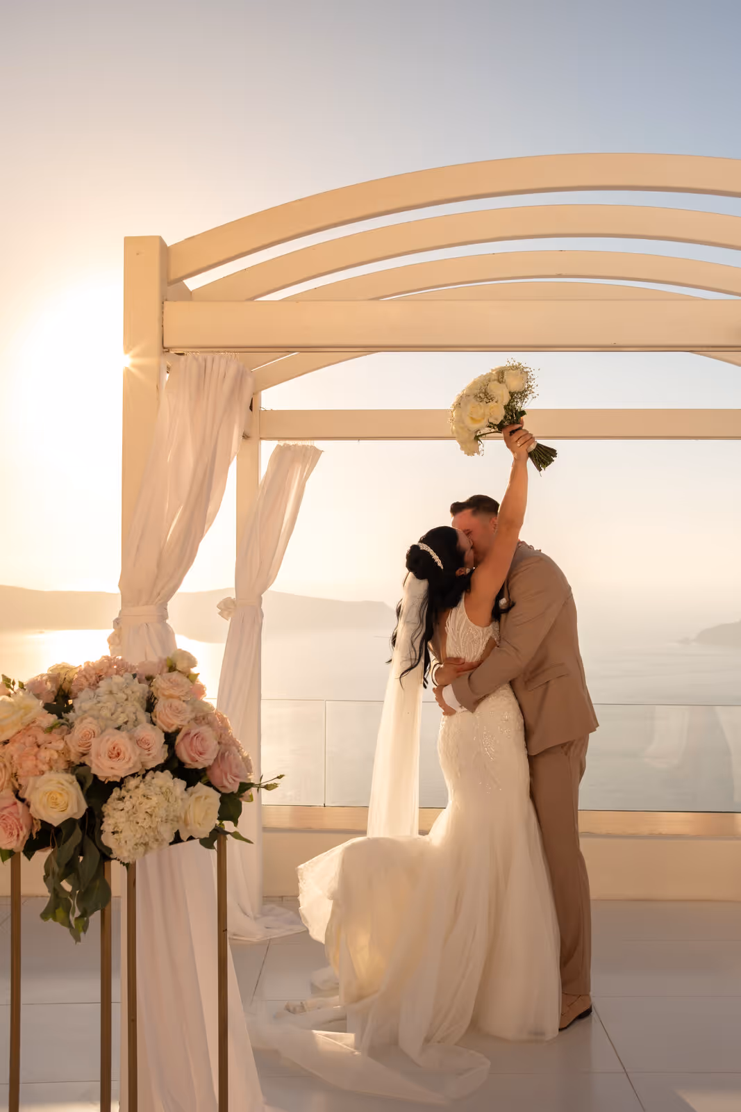 Ślub w Grecji - Santorini. Taras nr. 9. Zdjęcie nr. 10