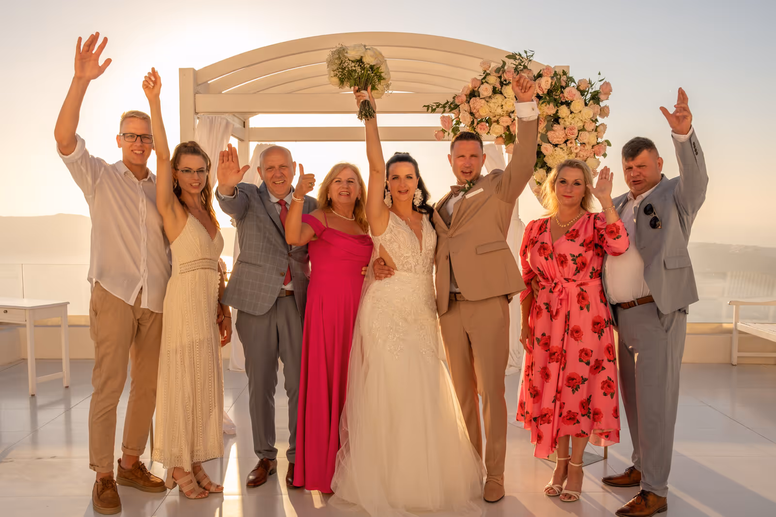 Ślub w Grecji - Santorini. Taras nr. 9. Zdjęcie nr. 16