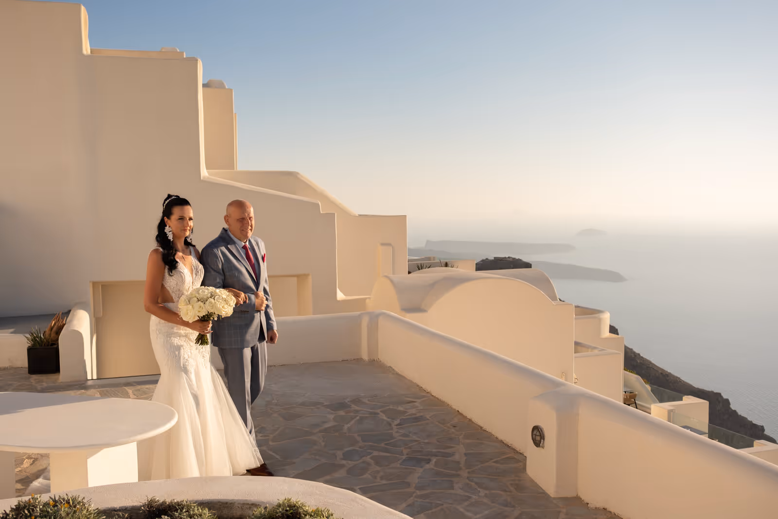 Ślub w Grecji - Santorini. Taras nr. 9. Zdjęcie nr. 4