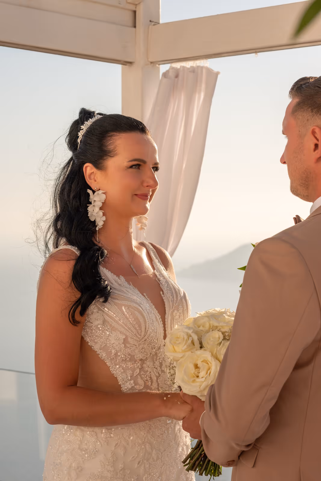 Ślub w Grecji - Santorini. Taras nr. 9. Zdjęcie nr. 5