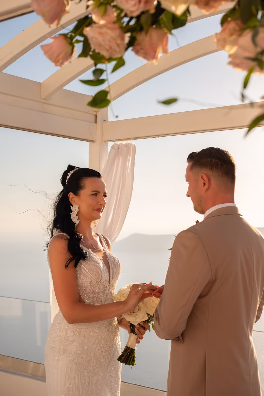 Ślub w Grecji - Santorini. Taras nr. 9. Zdjęcie nr. 7