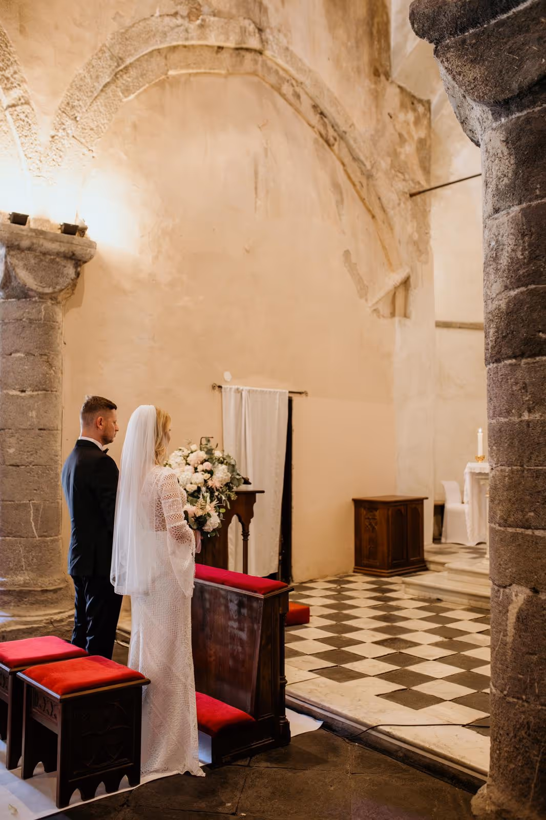 Ślub w Ligurii. Kamienny Kościółek. Zdjęcie 4