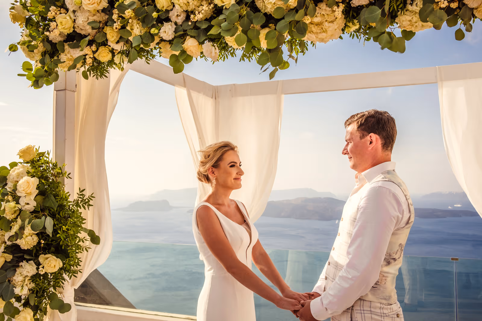 Ślub w Grecji. Santorini. Taras nr. 8. Zdjęcie nr. 18
