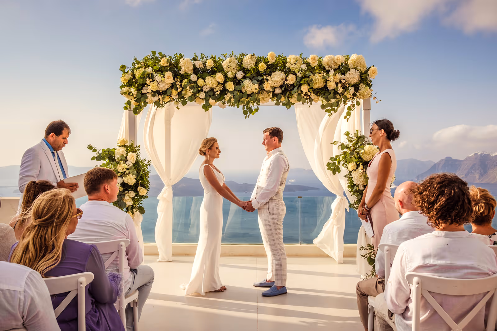 Ślub w Grecji. Santorini. Taras nr. 8. Zdjęcie nr. 19