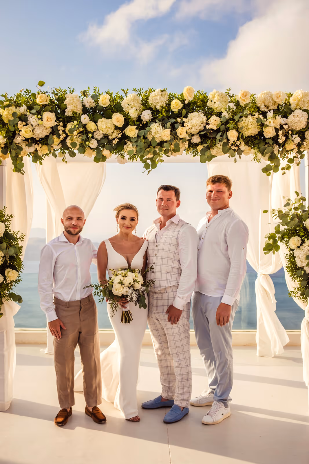 Ślub w Grecji. Santorini. Taras nr. 8. Zdjęcie nr. 29