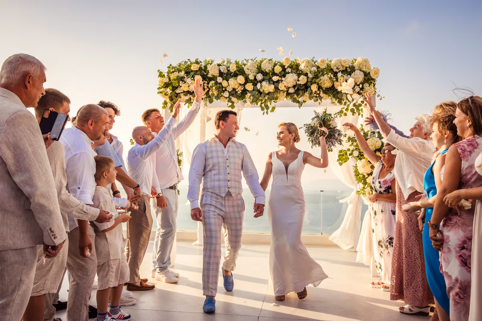 Ślub w Grecji. Santorini. Taras nr. 8. Zdjęcie nr. 31