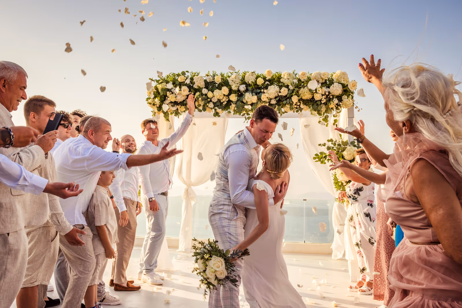 Ślub w Grecji. Santorini. Taras nr. 8. Zdjęcie nr. 32
