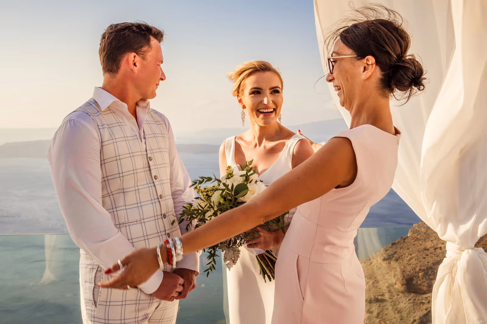 Ślub w Grecji. Santorini. Taras nr. 8. Zdjęcie nr. 33