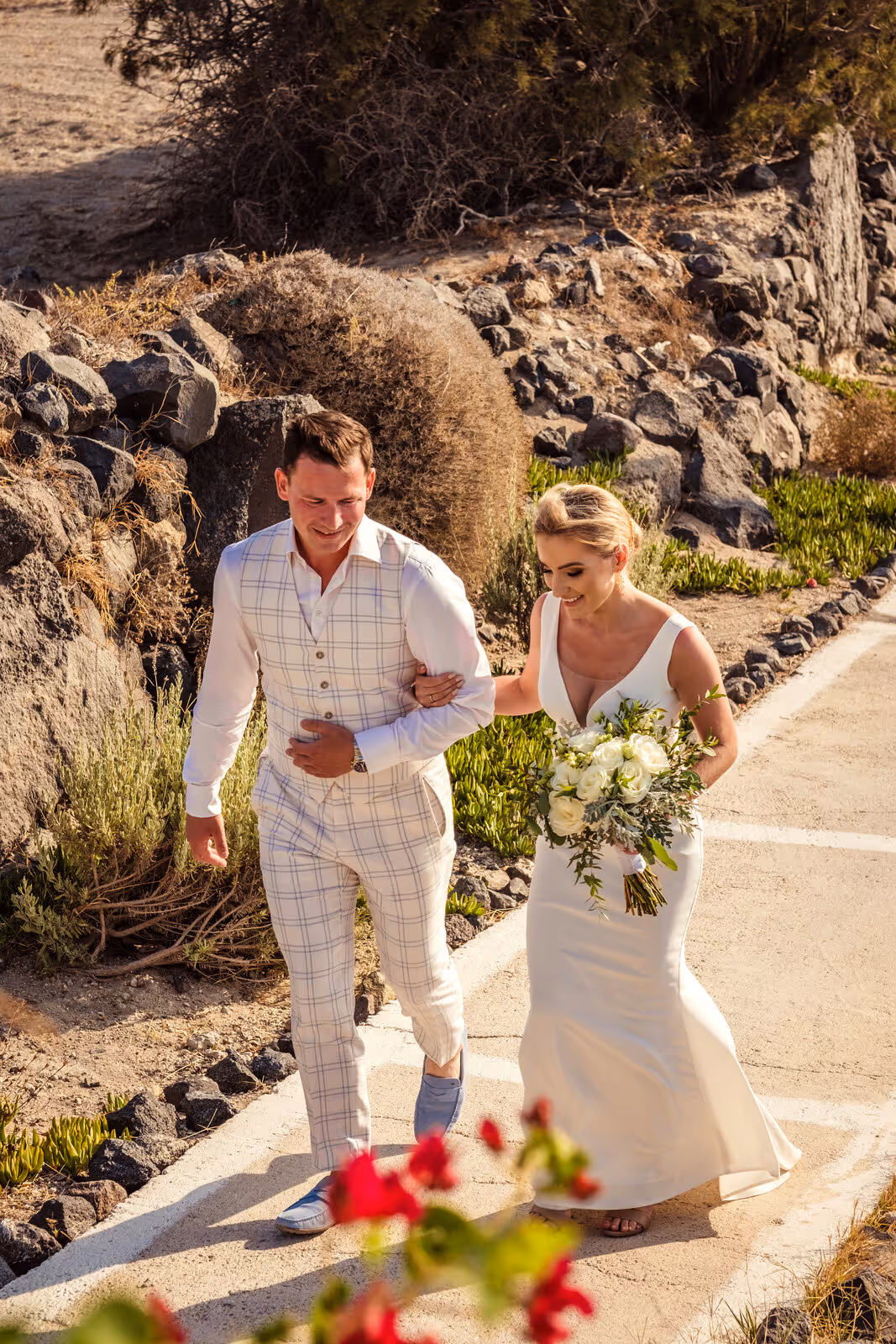 Ślub w Grecji. Santorini. Taras nr. 8. Zdjęcie nr. 7